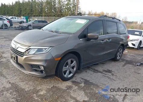 2019 Honda Odyssey Ex-L from USA, damaged, VIN 5FNRL6H72KB125881